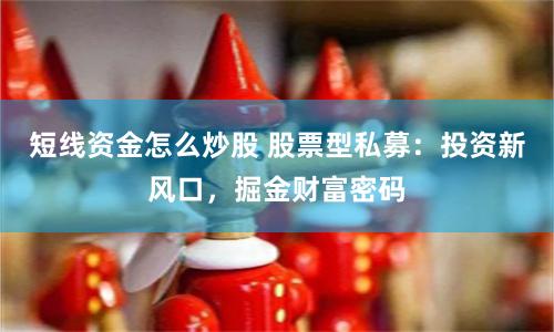 短线资金怎么炒股 股票型私募：投资新风口，掘金财富密码